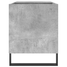 Berkfield Home Record Cabinet Concrete Grey 85x38x48 cm Engineered Wood - Size: 85 x 38 x 48 cm - thumbnail 5