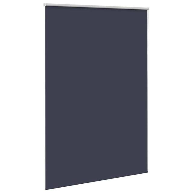 Berkfield Home Roller Blind Blackout Marine 115x175 cm Fabric Width 110.7 cm Pol… in Blue