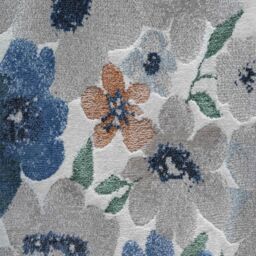 The Rug Shop UK Blue Floral Modern Easy To Clean Area Rug - Size: 160 cm x 230 cm - thumbnail 4