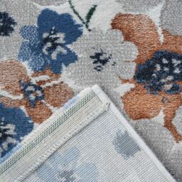 The Rug Shop UK Blue Floral Modern Easy To Clean Area Rug - Size: 160 cm x 230 cm - thumbnail 6