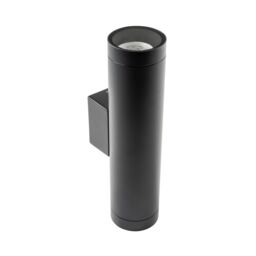 CGC Lighting 'Lucas' Black Extra Long GU10 Double Up & Down Outdoor Wall Light Spotlight IP44 Aluminium - thumbnail 5