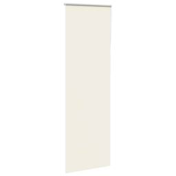 Berkfield Home Roller Blind Blackout Off-White 65x230 cm Fabric Width 60.7 cm Polyester in White - thumbnail 3