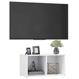 Berkfield Home TV Cabinet White 72x35x36.5 cm Engineered Wood - thumbnail 3