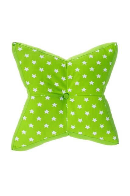 Homescapes Green Stars Floor Cushion - image 1