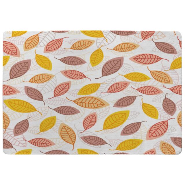 Benjamin Tate Design Small Autumn Leaves Rug in Natural - Size: Large - image 1