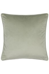 Wylder Nature House of Bloom Celandine Piped Cushion in Teal - Size: 43 cm x 43 cm - thumbnail 2