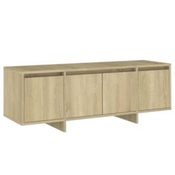 Berkfield Home TV Cabinet Sonoma Oak 120x30x40.5 cm Engineered Wood in Beige