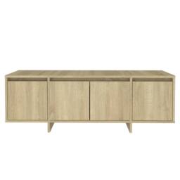 Berkfield Home TV Cabinet Sonoma Oak 120x30x40.5 cm Engineered Wood in Beige - thumbnail 5