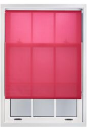 Furnished Fuchsia Pink Daylight Roller Blinds - Trimmable Window Shade - Size: 215 cm width x 165 cm drop - thumbnail 1