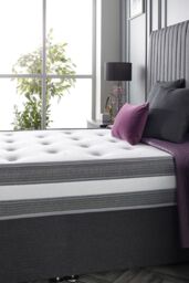 Aspire Cashmere 1000 Pocket Tufted Mattress in White - Size: Double - thumbnail 3