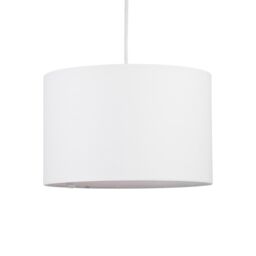 First Choice Lighting Set of 2 White 25cm Ceiling Light Shades - thumbnail 2