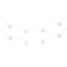 ValueLights White Rope Wicker Basket 10 x Battery Operated Outdoor Garden String Lights - thumbnail 2