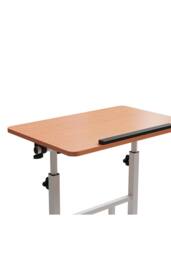 Living and Home Height Adjustable Tiltable Mobile Laptop Desk in Brown - thumbnail 8