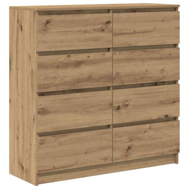 Berkfield Home Sideboard Artisan Oak 100x35x99 cm Engineered Wood in Brown - Size: 100 x 35 x 99 cm - image 1
