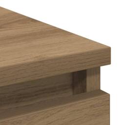 Berkfield Home Sideboard Artisan Oak 100x35x99 cm Engineered Wood in Brown - Size: 100 x 35 x 99 cm - thumbnail 9