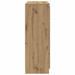 Berkfield Home Sideboard Artisan Oak 100x35x99 cm Engineered Wood in Brown - Size: 100 x 35 x 99 cm - thumbnail 7