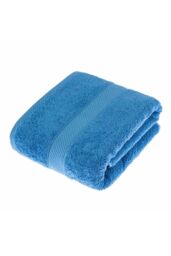 Homescapes Turkish Cotton Bath Towels Set in Blue - thumbnail 5