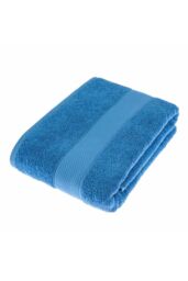 Homescapes Turkish Cotton Bath Towels Set in Blue - thumbnail 6