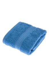 Homescapes Turkish Cotton Bath Towels Set in Blue - thumbnail 3