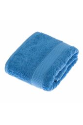 Homescapes Turkish Cotton Bath Towels Set in Blue - thumbnail 4