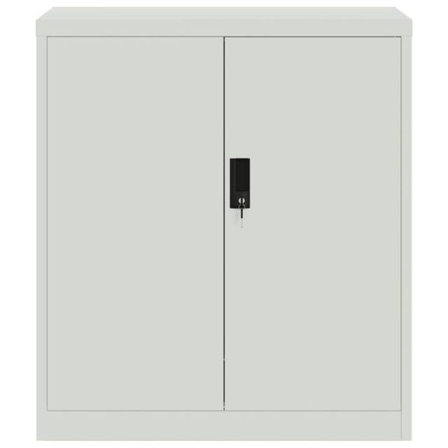 Berkfield Home Durable File Cabinet Light Grey 79x40x90 cm Steel - Size: 79 x 40 x 90 cm - image 1