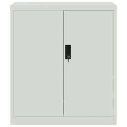 Berkfield Home Durable File Cabinet Light Grey 79x40x90 cm Steel - Size: 79 x 40 x 90 cm - thumbnail 1