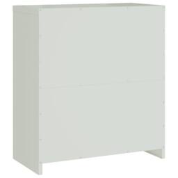 Berkfield Home Durable File Cabinet Light Grey 79x40x90 cm Steel - Size: 79 x 40 x 90 cm - thumbnail 6