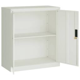Berkfield Home Durable File Cabinet Light Grey 79x40x90 cm Steel - Size: 79 x 40 x 90 cm - thumbnail 4