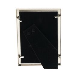 "ELEGANCE Nickel & Mother of Pearl Frame Gift Box 6"" x 8"" in Silver" - thumbnail 4