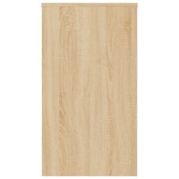 Berkfield Home Desk Sonoma Oak 90x40x72 cm Engineered Wood in Brown - Size: 90 x 40 x 72 cm - thumbnail 6