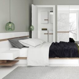 Furniture To Go Chelsea Bedroom Bedside Extension for Bed in White - thumbnail 4