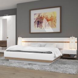 Furniture To Go Chelsea Bedroom Bedside Extension for Bed in White - thumbnail 3