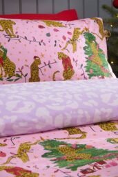 Furn Purrfect Christmas Reversible Duvet Cover Set - Size: Super King - thumbnail 3