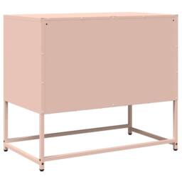 Berkfield Home TV Cabinet Pink 68x39x60.5 cm Cold-rolled Steel - thumbnail 8