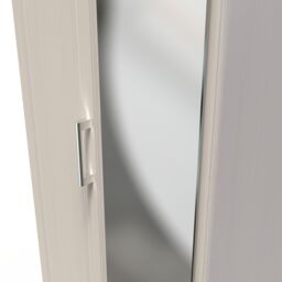 Ready Assembled 2 U Norfolk Tall 2 Door Mirrored Wardrobe (Ready Assembled) in Taupe - thumbnail 4