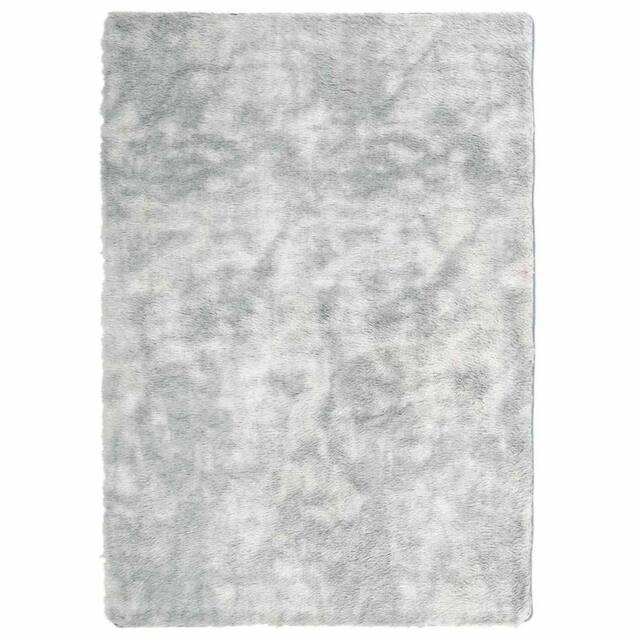 Berkfield Home Shaggy Rug High Pile NAVARRA Silver Grey 240x340 cm Polyester - Size: Medium - image 1