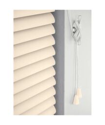 New Edge Blinds Cream PVC Venetian Blind 152cm Drop (25mm Slats) - Size: 55 cm width x 152 cm drop - thumbnail 2