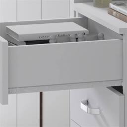 SPETLEK 5 Drawer Chest of Drawers Matt White - Size: 0.6m2 - thumbnail 3