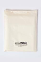 Homescapes Egyptian Cotton Fitted Sheet 12 inch 1000 Thread Count in Cream - Size: Single Fitted - thumbnail 4
