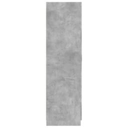 Berkfield Home Wardrobe Concrete Grey 80x52x180 cm Engineered Wood - Size: 80 x 52 x 180 cm - thumbnail 6