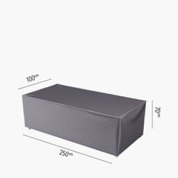 Ruma AeroCover Outdoor Bench Waterproof Polyester Breathable Cover W250xD100xH70cm in Dark Grey - Size: 1 Pack - thumbnail 6