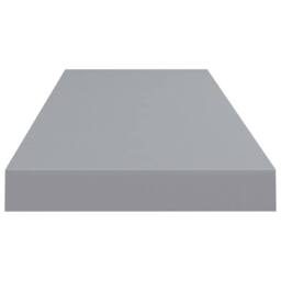 Berkfield Home Floating Wall Shelves 2 pcs Grey 80x23.5x3.8 cm MDF - thumbnail 5