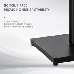 OUTSUNNY 18KG Heavy Duty Steel Square Adjustable Patio Umbrella Base Stand in Black - thumbnail 6