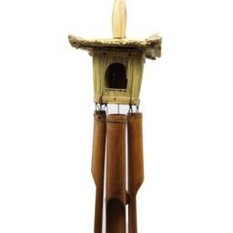 Serenityy Square Seagrass Bird Box with Chimes 49 x 15 cm in Brown - thumbnail 5