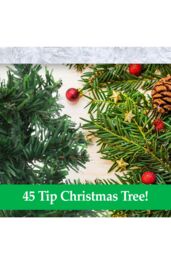VFM e-Store Mixed Pine Miniature Christmas Tree (45 tips) 45cm/1. 5m in Green - thumbnail 2
