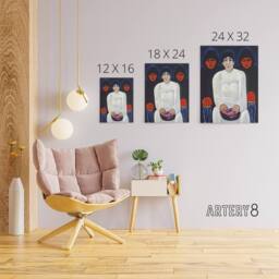 "Artery8 The Lost Felice Oil Painting Marsden Hartley Canvas Wall Art - Size: W18"" x H24""" - thumbnail 4