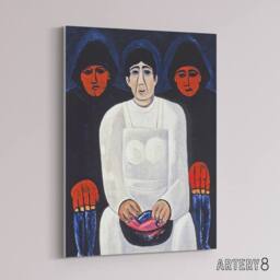 "Artery8 The Lost Felice Oil Painting Marsden Hartley Canvas Wall Art - Size: W18"" x H24""" - thumbnail 2