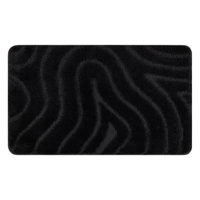 RugsX Dywaniki Łazienkowe Rug in Black - Size: 50 cm x 80 cm - image 1