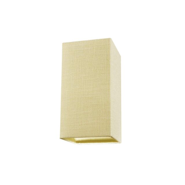 Happy Homewares Contemporary & Sleek Linen Fabric Lampshade in Cream - Size: 6 inches - image 1