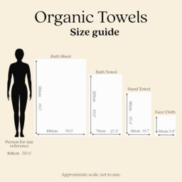 Misona Luxury Ribbed Bath Towel - 100% GOTS Cotton in White - thumbnail 5
